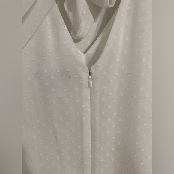 NWT INC International Concepts tie back dotted dress - Picture 4 of 7